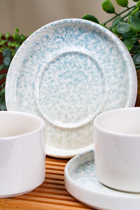Hermia Kumsal 4 Juego de tazas de té y platillos Multicolor Hermia Kumsal 4 Juego de tazas de té y platillos Multicolor